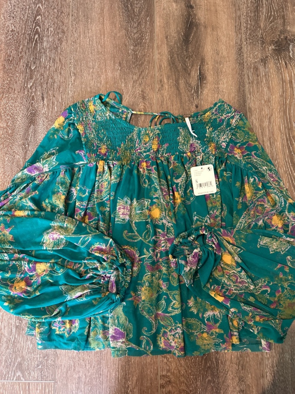 Free people emerald combo top